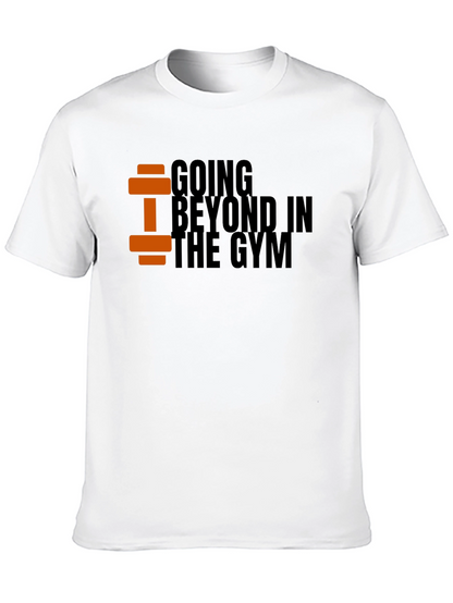Going Beyond in the Gym Black T-Shirt