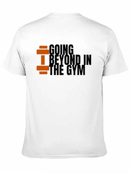 Going Beyond in the Gym Black T-Shirt