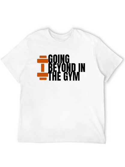 Going Beyond in the Gym Black T-Shirt