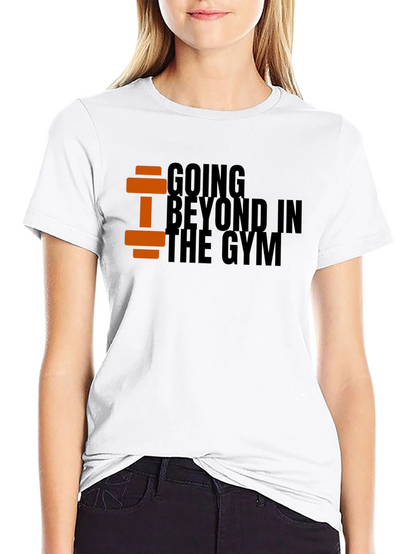 Going Beyond in the Gym Black T-Shirt