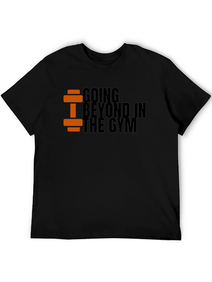 Going Beyond in the Gym Black T-Shirt