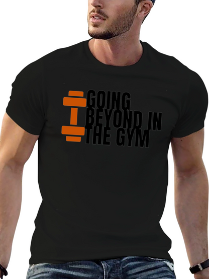 Going Beyond in the Gym Black T-Shirt