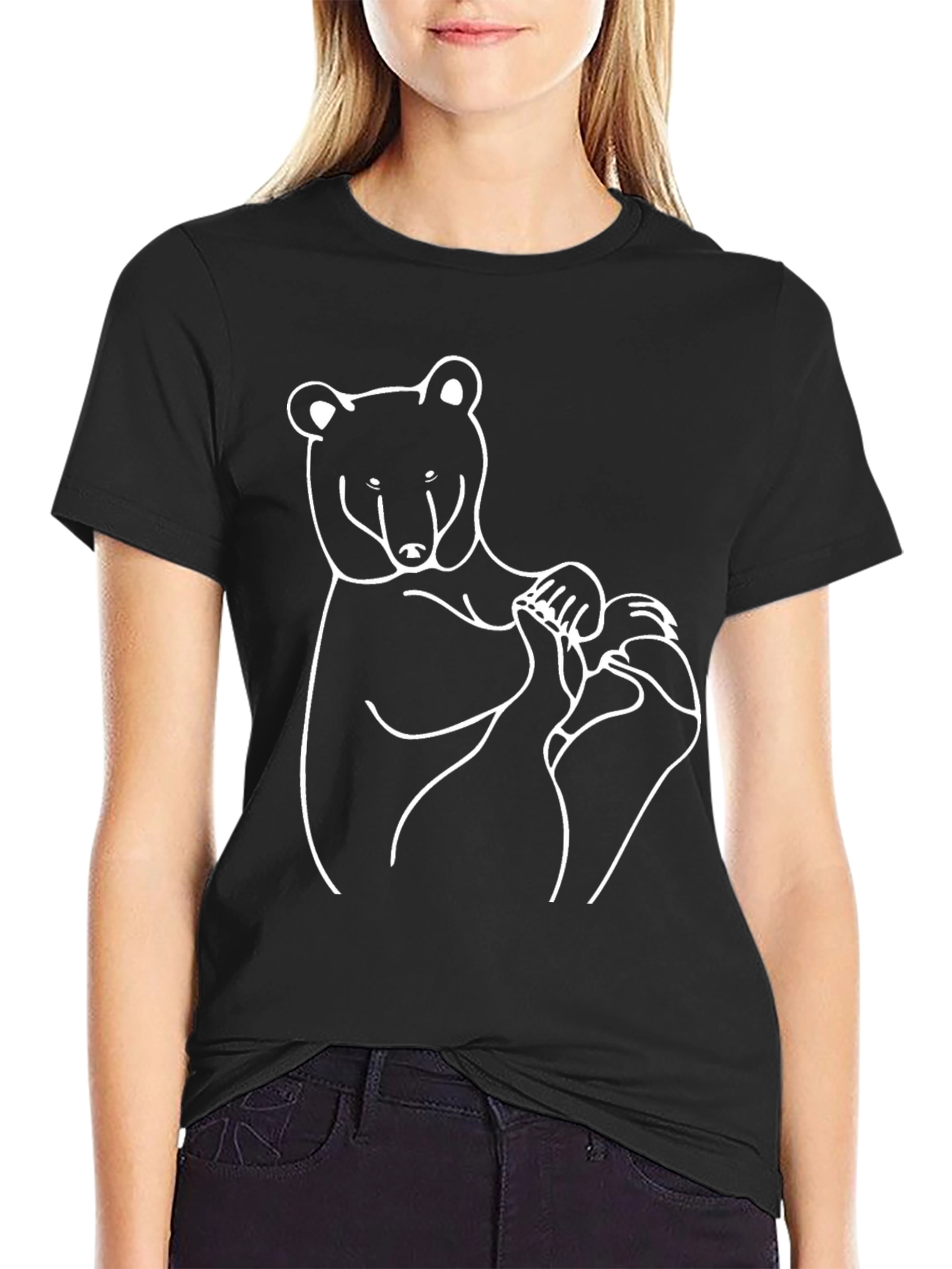 Black Bear Graphic Tee - Relaxed Fit