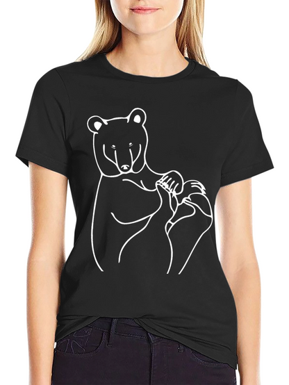 Black Bear Graphic Tee - Relaxed Fit