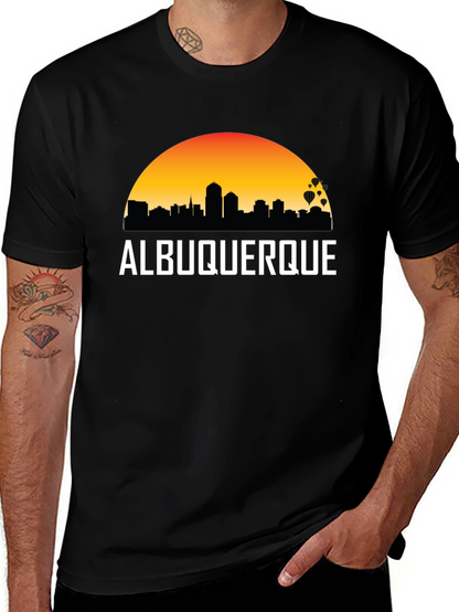 Albuquerque Skyline Graphic T-Shirt