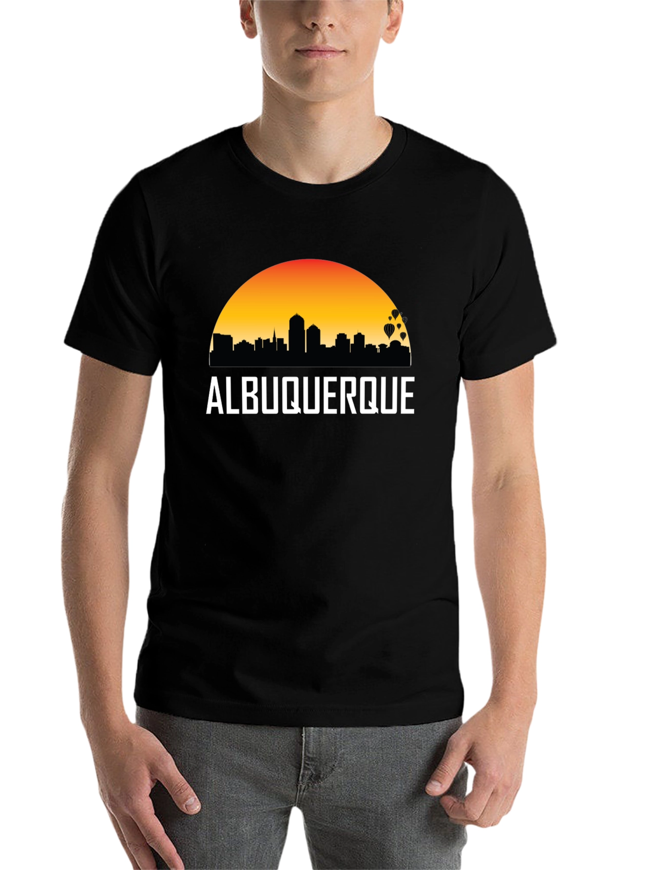 Albuquerque Skyline Graphic T-Shirt
