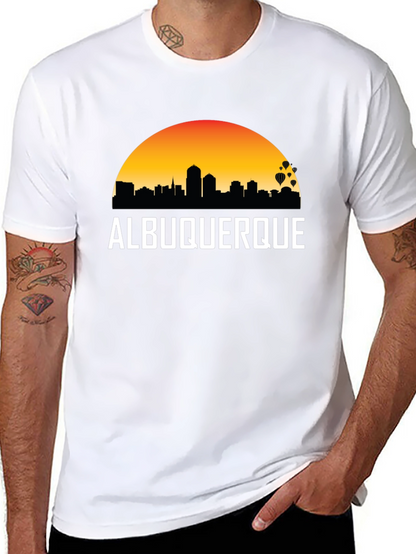 Albuquerque Skyline Graphic T-Shirt
