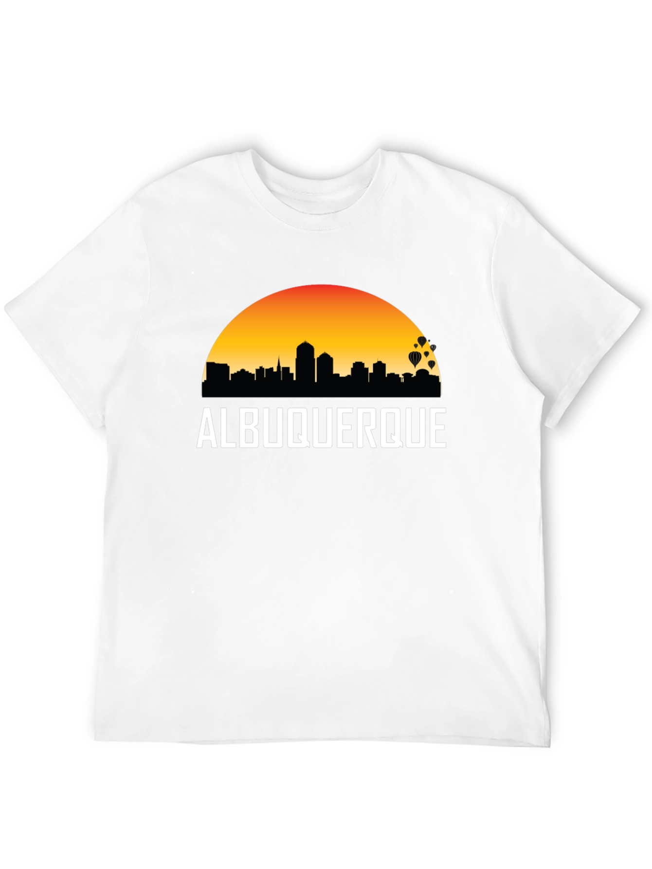 Albuquerque Skyline Graphic T-Shirt