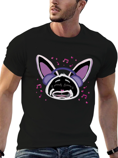 Bunny Beats T-Shirt - Musical Rabbit Design