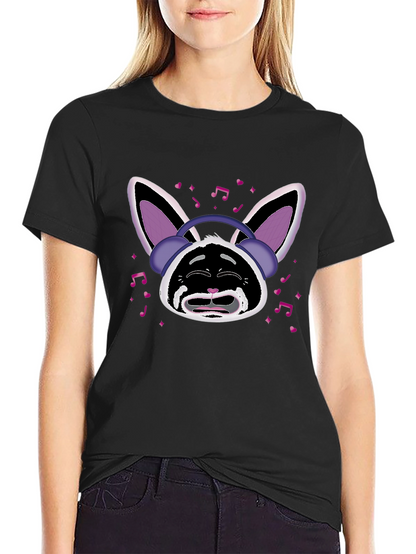 Bunny Beats T-Shirt - Musical Rabbit Design