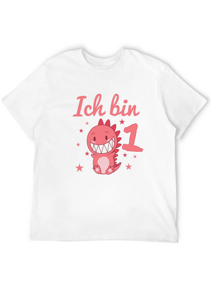 Ich Bin 1st Birthday Dinosaur T-Shirt