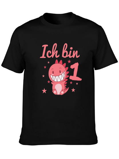 Ich Bin 1st Birthday Dinosaur T-Shirt