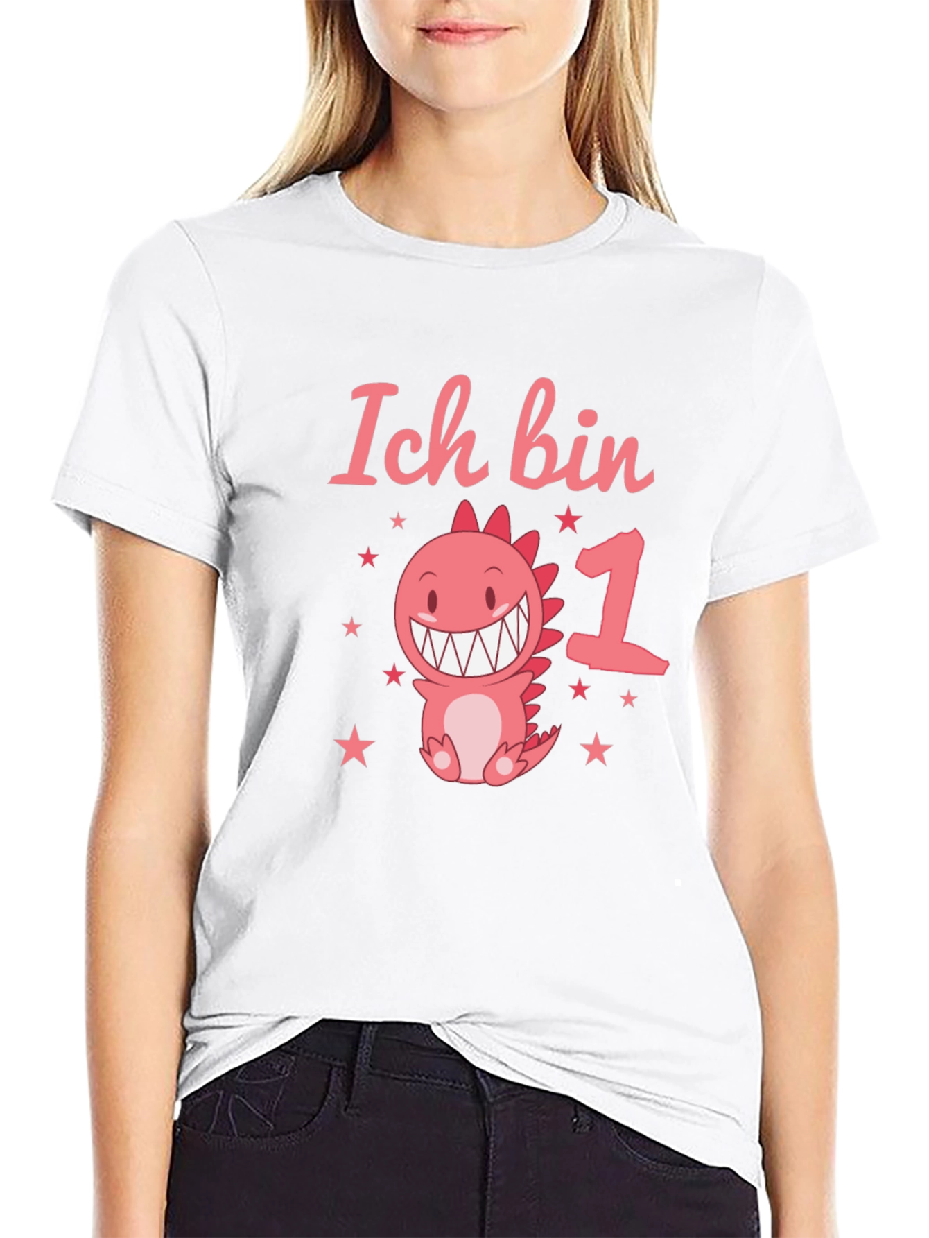 Ich Bin 1st Birthday Dinosaur T-Shirt