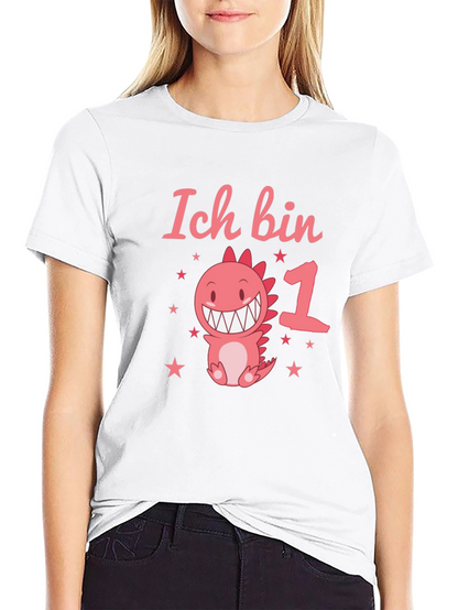 Ich Bin 1st Birthday Dinosaur T-Shirt