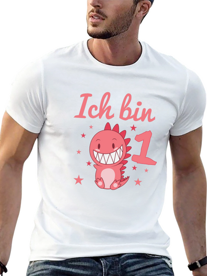 Ich Bin 1st Birthday Dinosaur T-Shirt