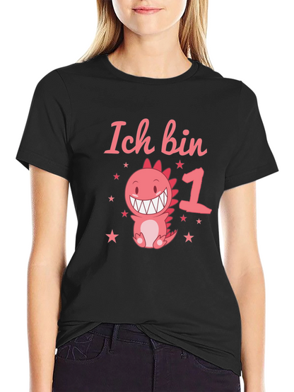 Ich Bin 1st Birthday Dinosaur T-Shirt