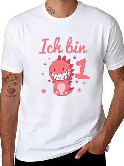 Ich Bin 1st Birthday Dinosaur T-Shirt