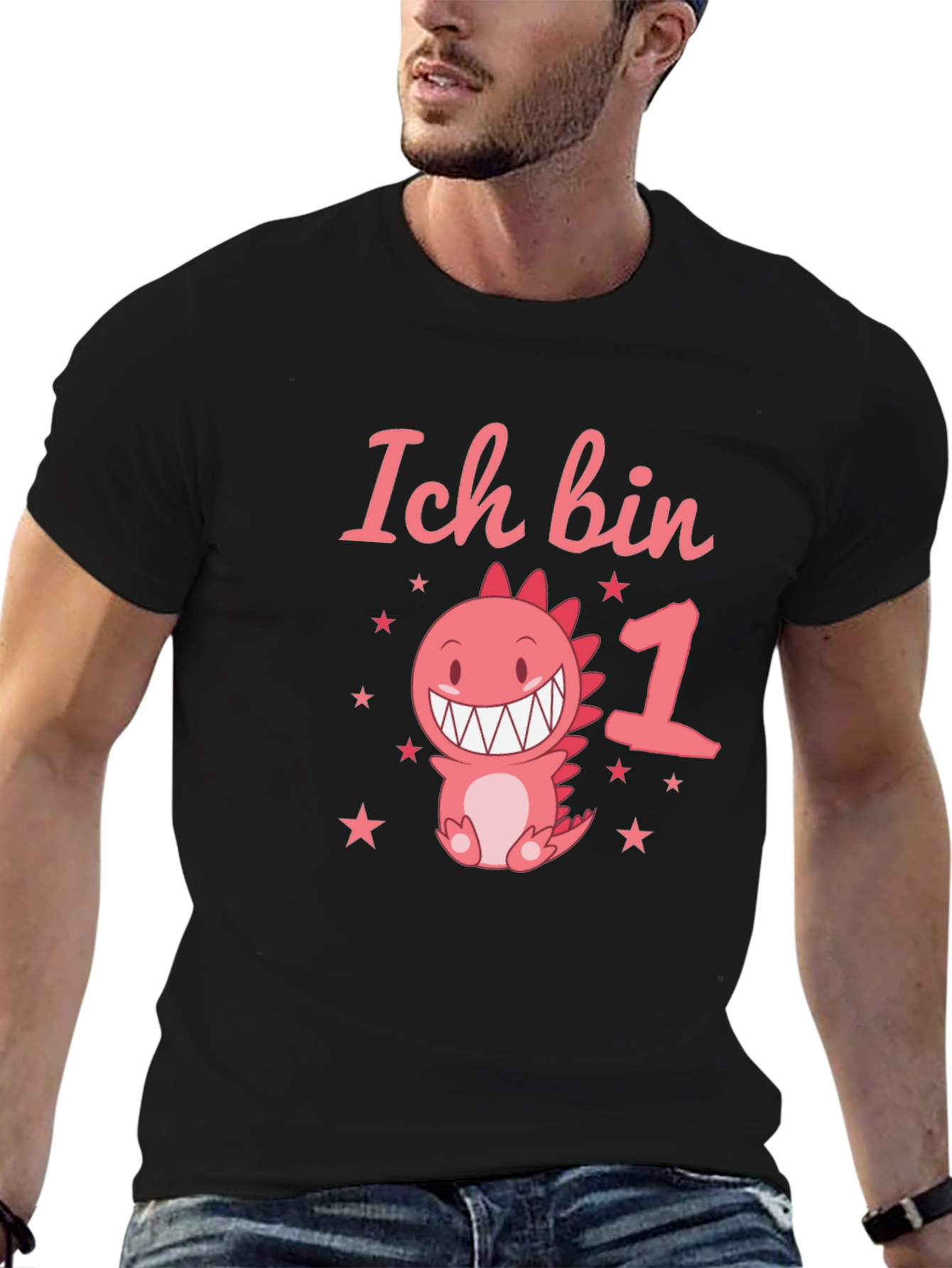 Ich Bin 1st Birthday Dinosaur T-Shirt
