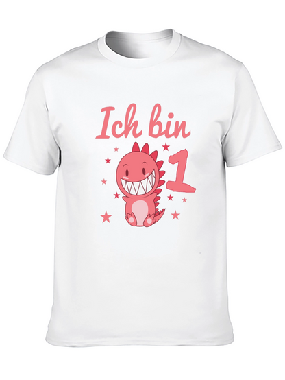 Ich Bin 1st Birthday Dinosaur T-Shirt