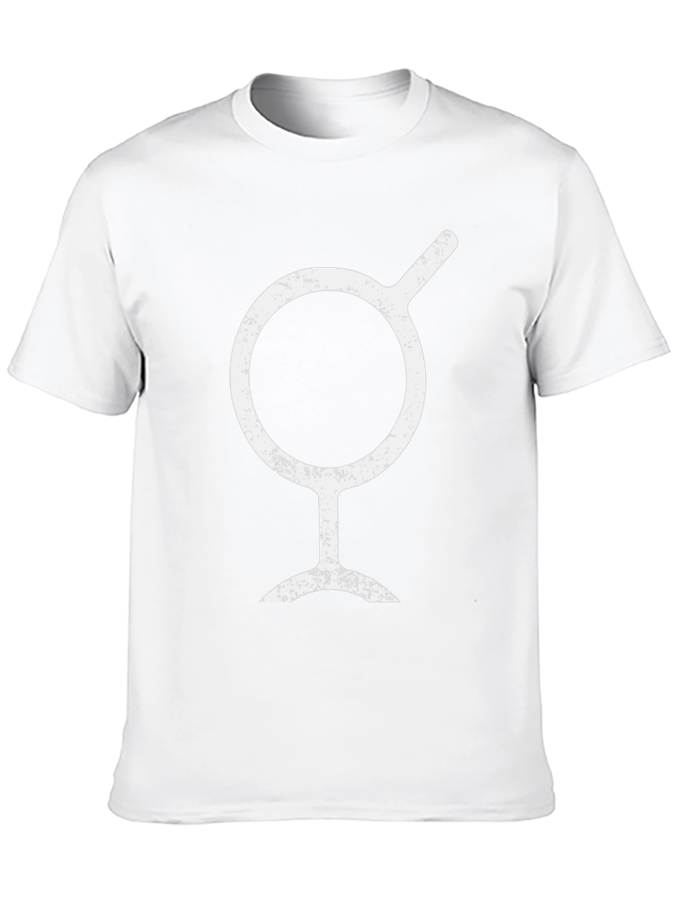 Unique Symbol Graphic Black T-Shirt