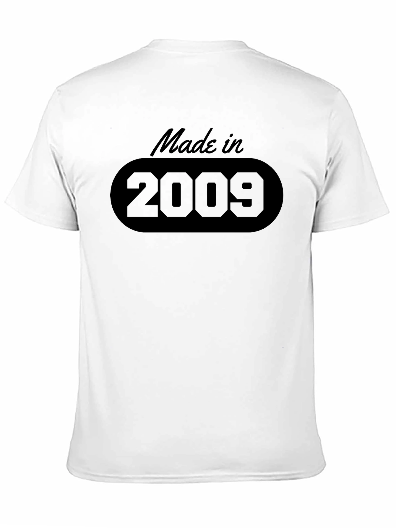 Made in 2009 Black T-Shirt