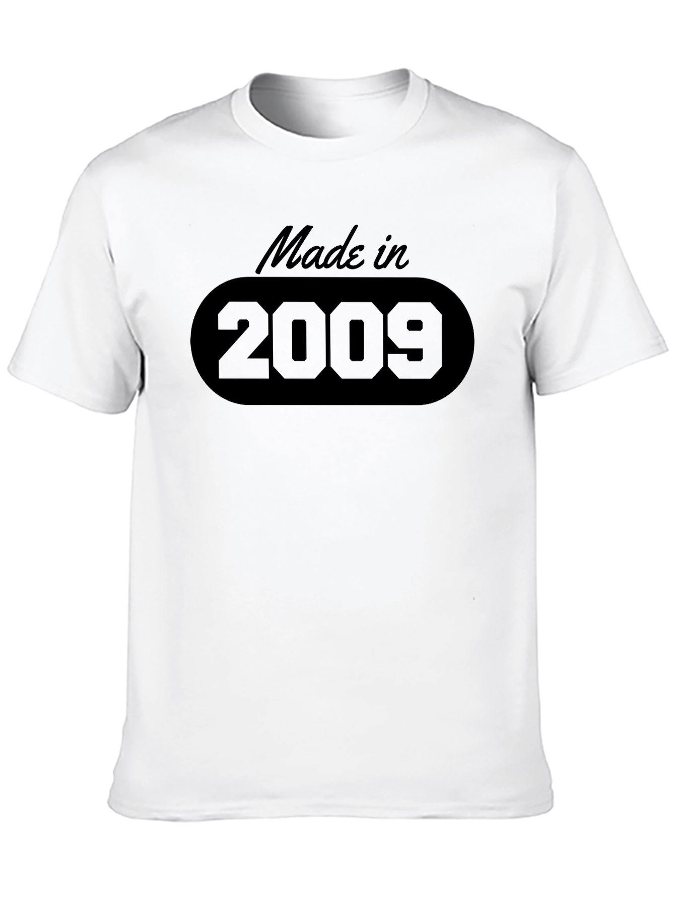 Made in 2009 Black T-Shirt