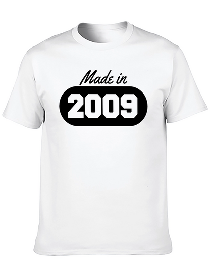 Made in 2009 Black T-Shirt