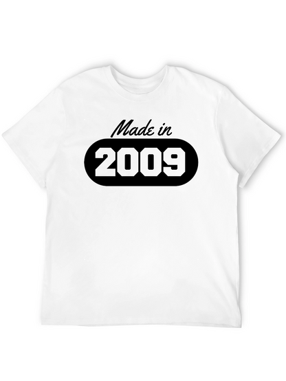 Made in 2009 Black T-Shirt