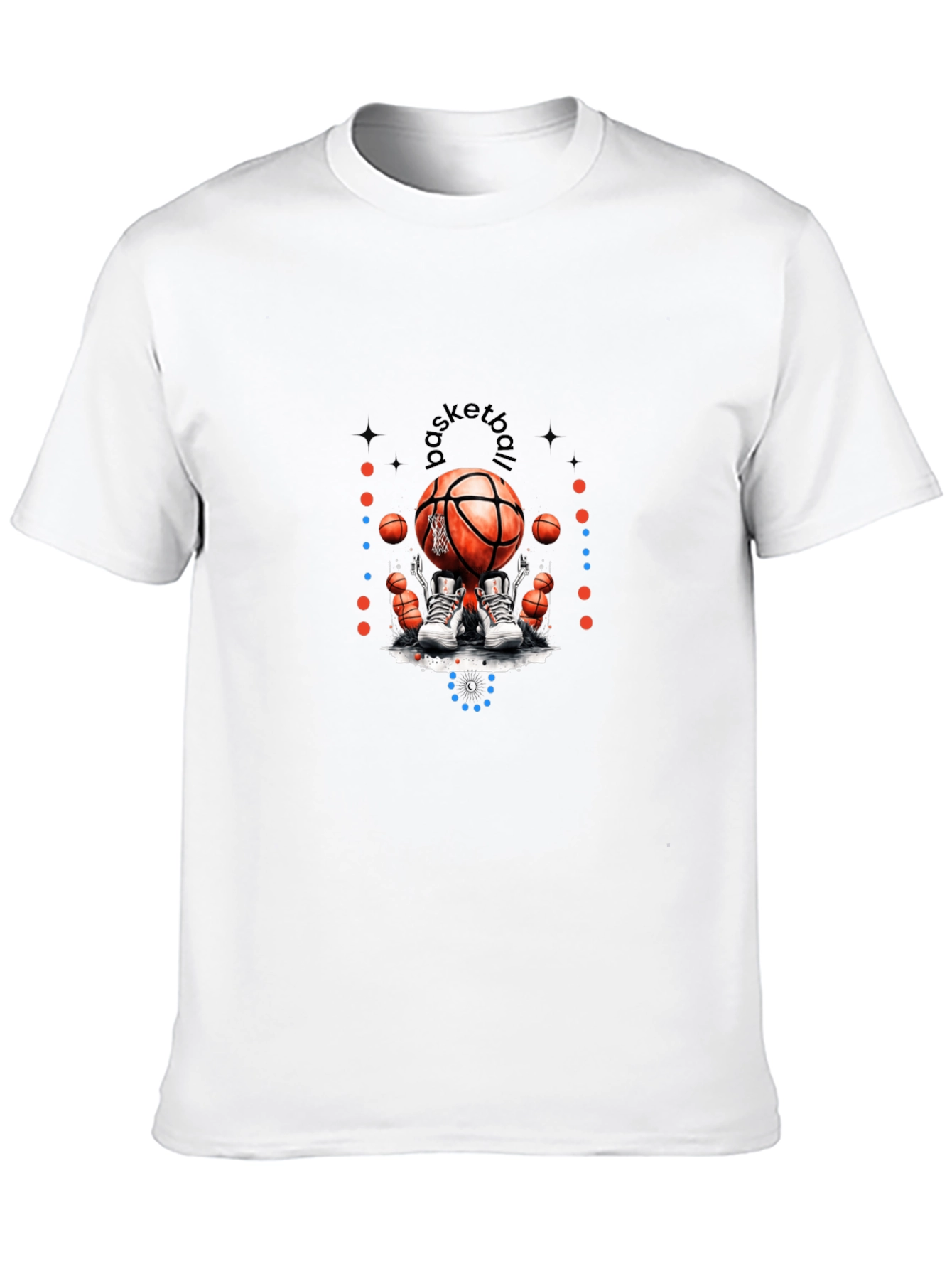 Basketball Graphic T-Shirt - Black