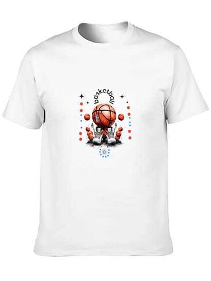 Basketball Graphic T-Shirt - Black