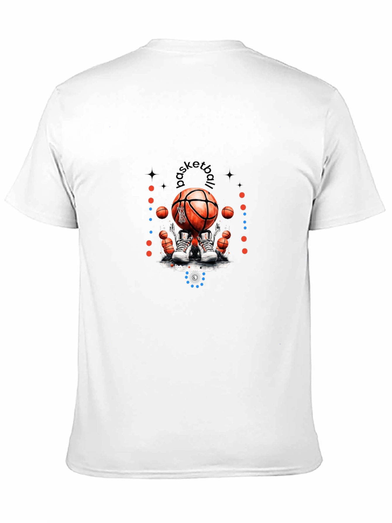 Basketball Graphic T-Shirt - Black
