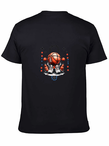 Basketball Graphic T-Shirt - Black