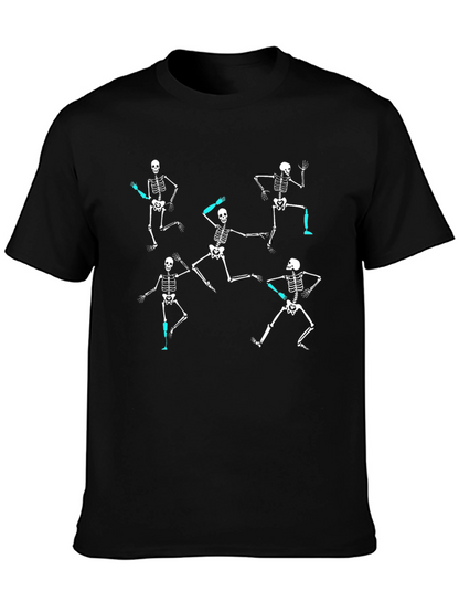 Dancing Skeletons Black T-Shirt