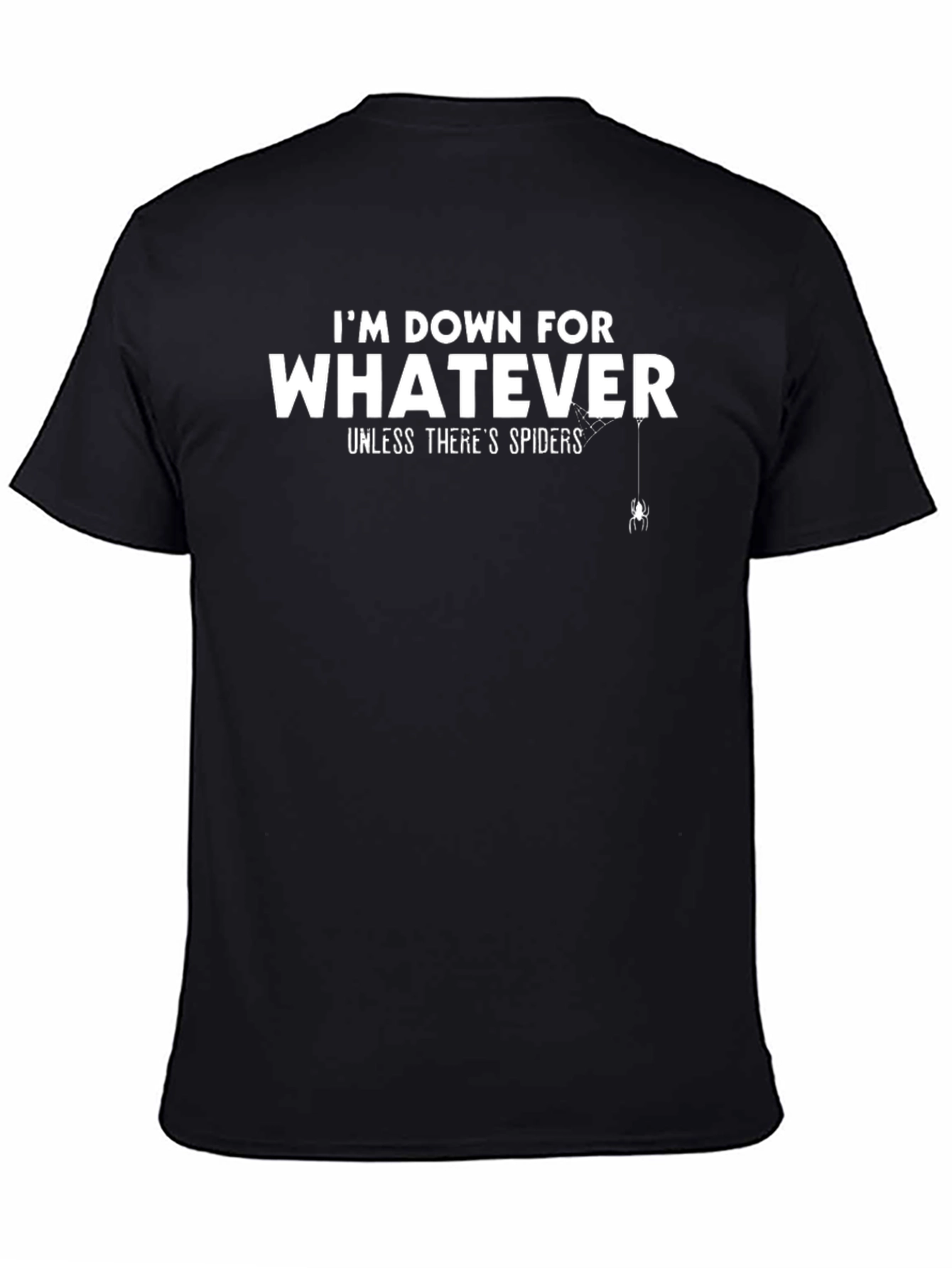 Im Down For Whatever T-Shirt - Spider Graphic