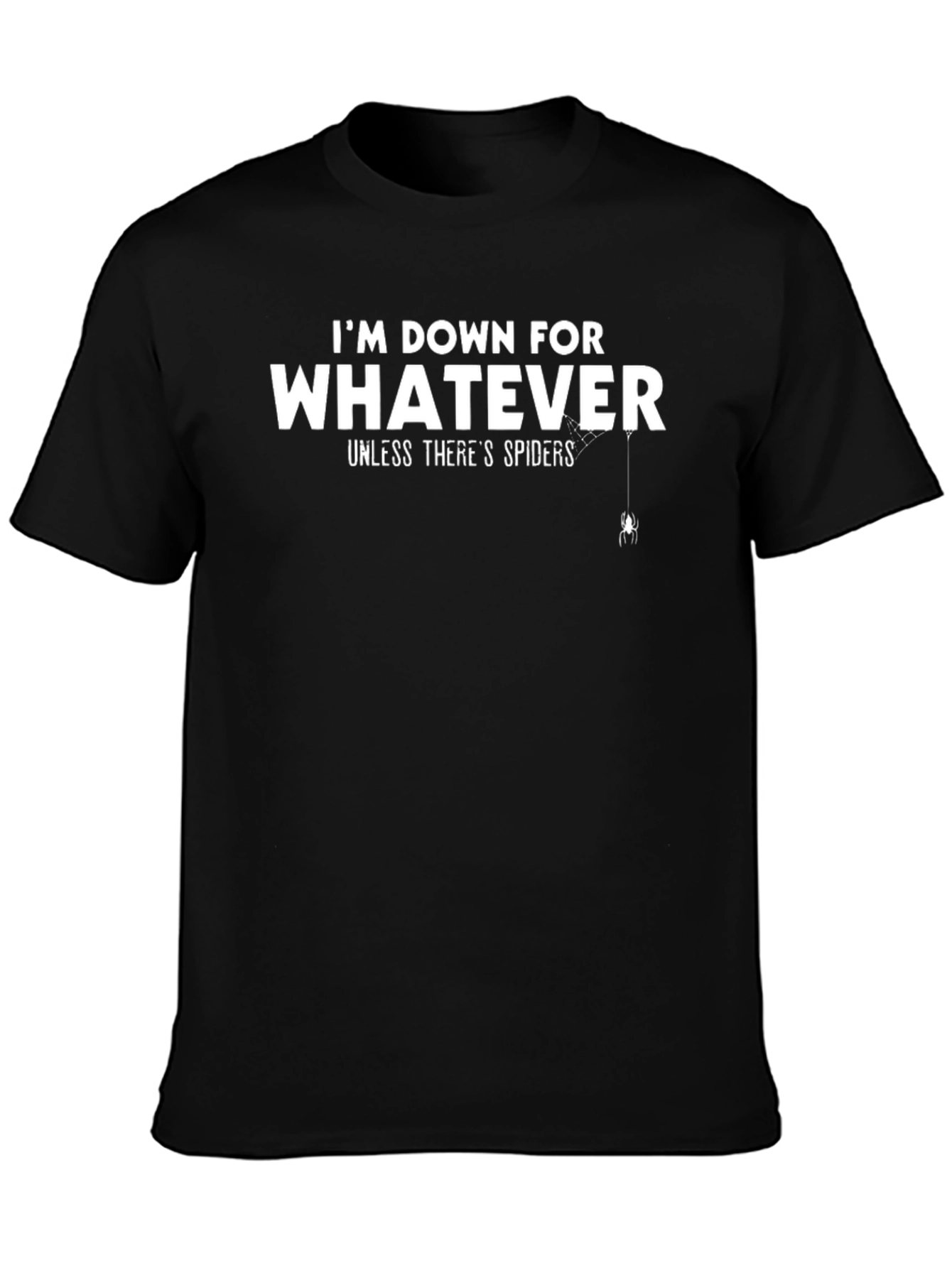 Im Down For Whatever T-Shirt - Spider Graphic