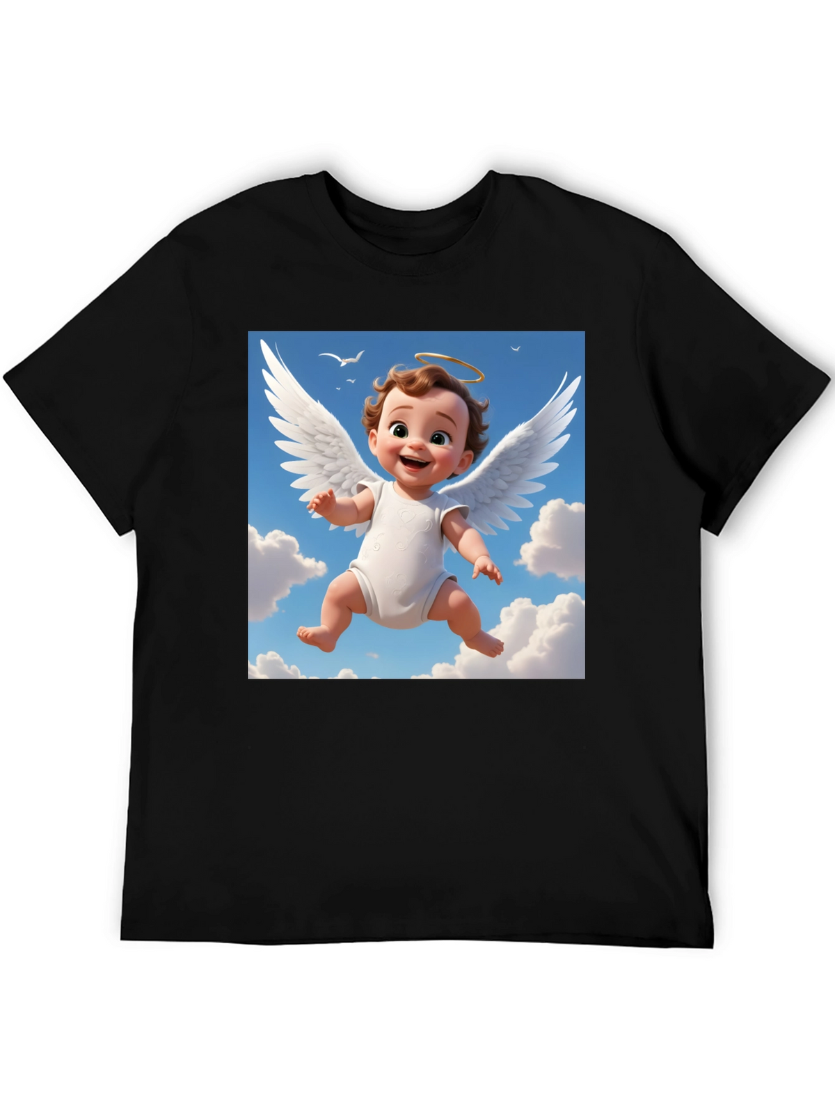 Angel Baby Graphic Tee - Cute & Comfy!
