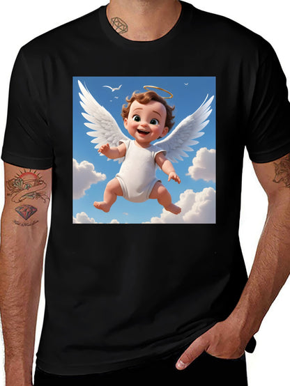Angel Baby Graphic Tee - Cute & Comfy!