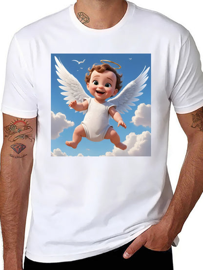 Angel Baby Graphic Tee - Cute & Comfy!