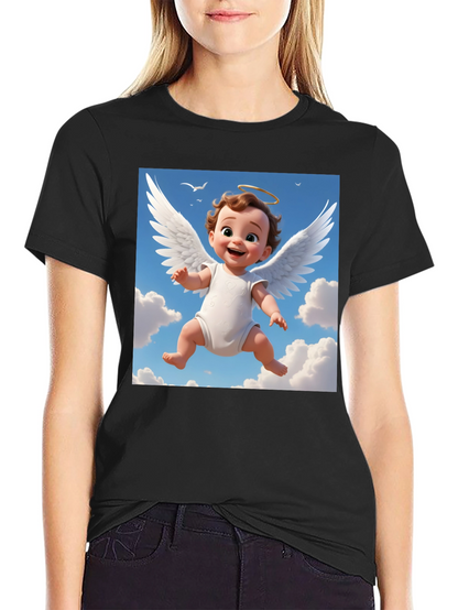 Angel Baby Graphic Tee - Cute & Comfy!