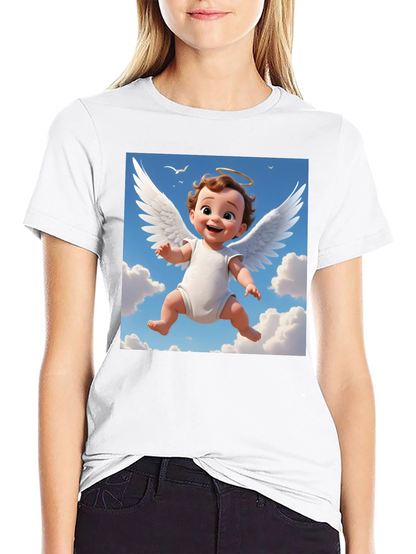 Angel Baby Graphic Tee - Cute & Comfy!