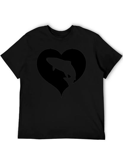 Black Fish Heart T-Shirt
