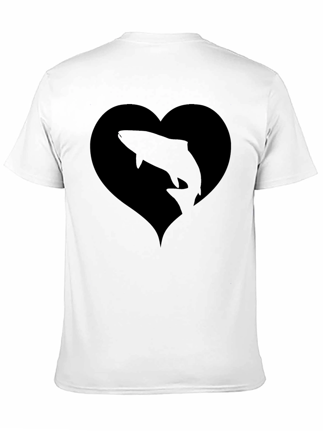 Black Fish Heart T-Shirt