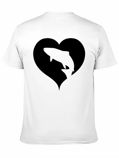 Black Fish Heart T-Shirt