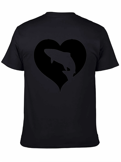 Black Fish Heart T-Shirt