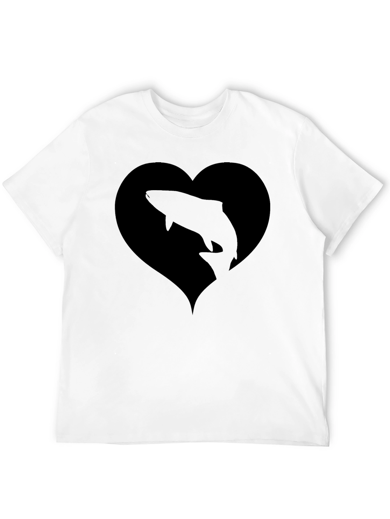 Black Fish Heart T-Shirt
