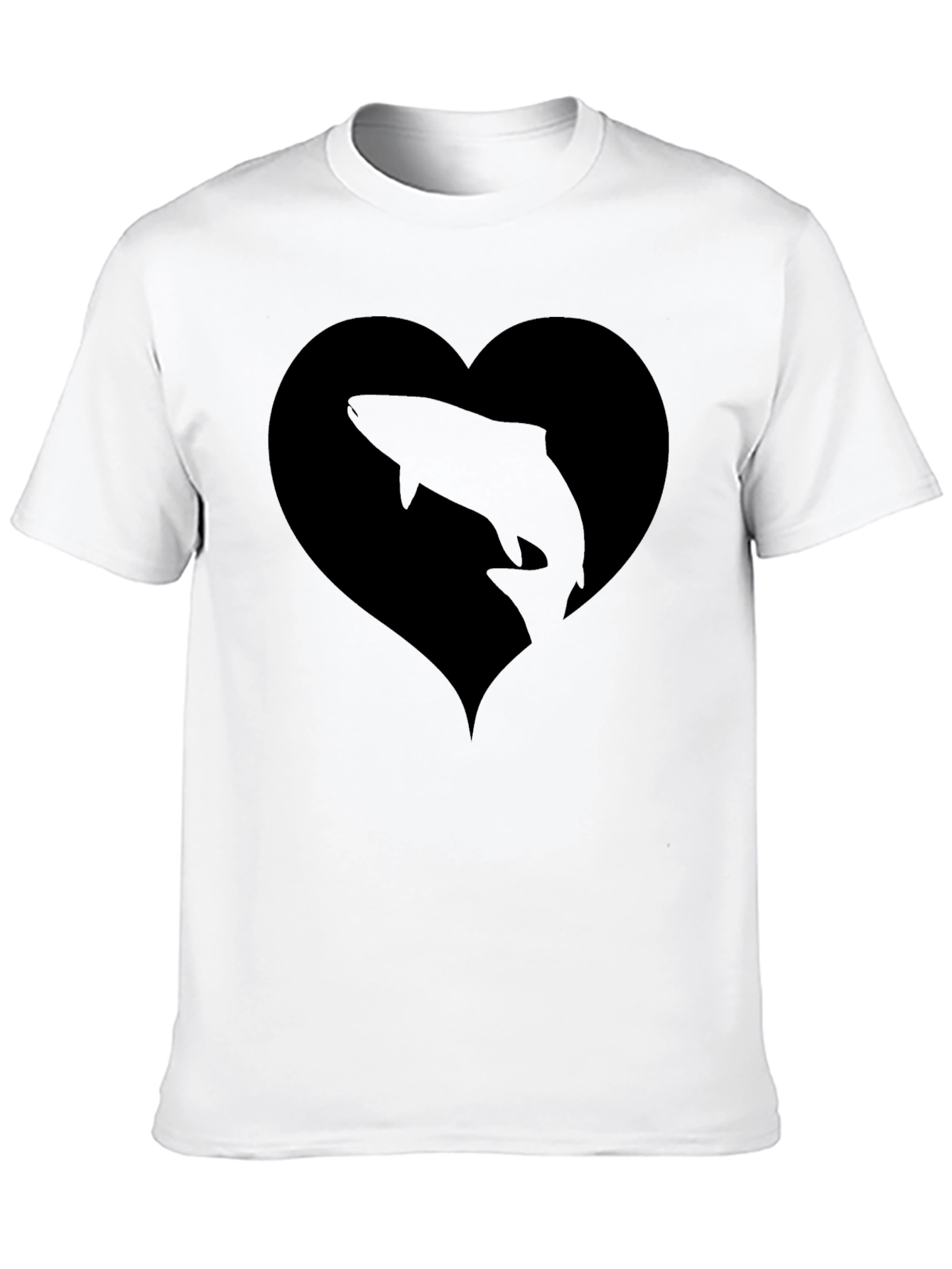 Black Fish Heart T-Shirt