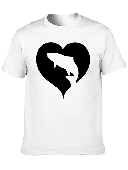 Black Fish Heart T-Shirt