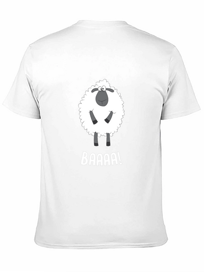Funny Sheep BAAAA! Black T-Shirt
