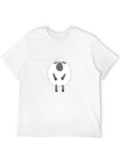 Funny Sheep BAAAA! Black T-Shirt