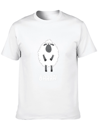 Funny Sheep BAAAA! Black T-Shirt